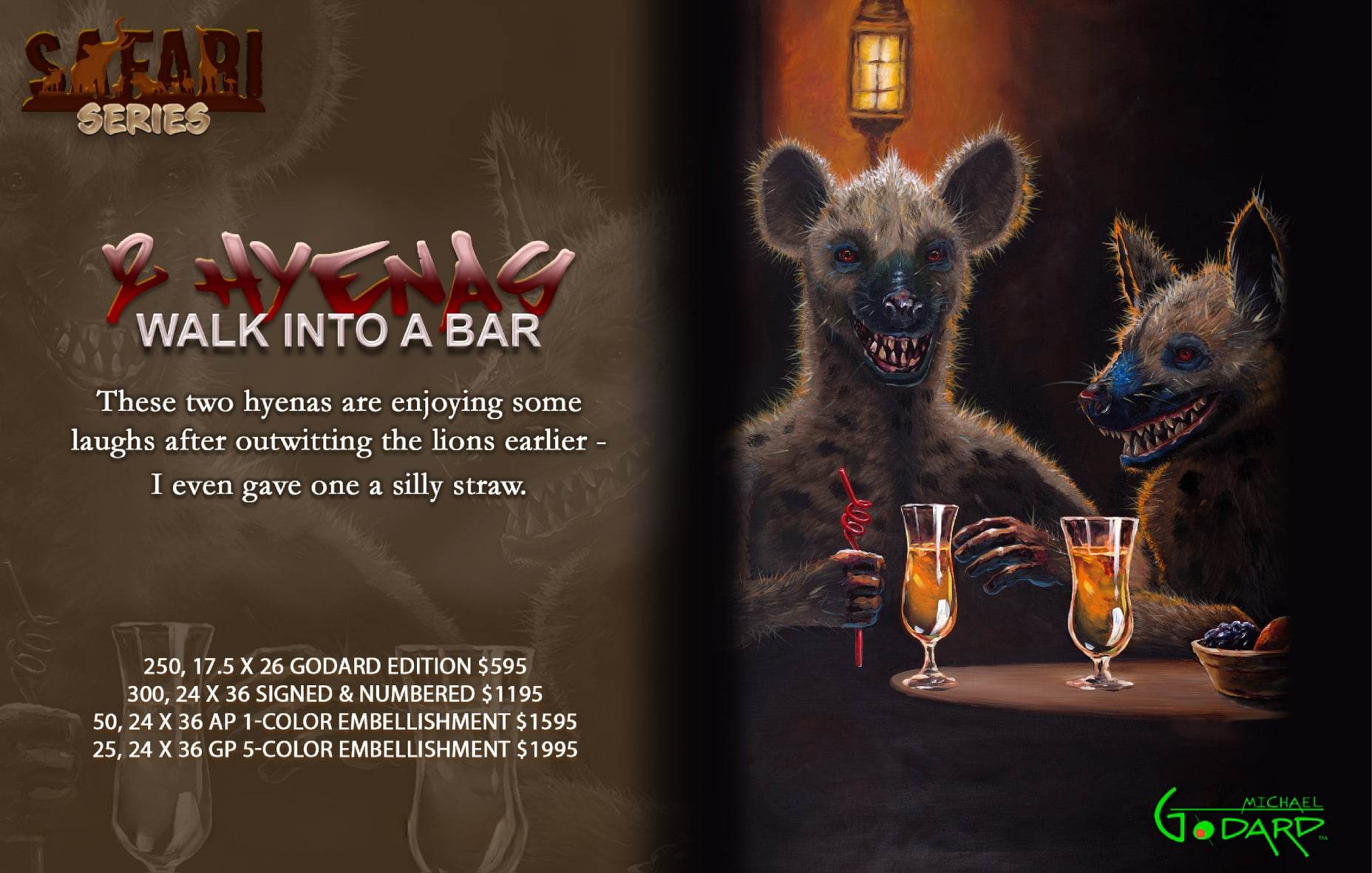 2 Hyenas Walk into a Bar – Olive Vegas Gallery