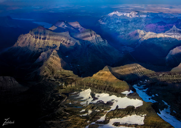 Almost a Dog Mountain- aerial fine art photography by Zedekiah