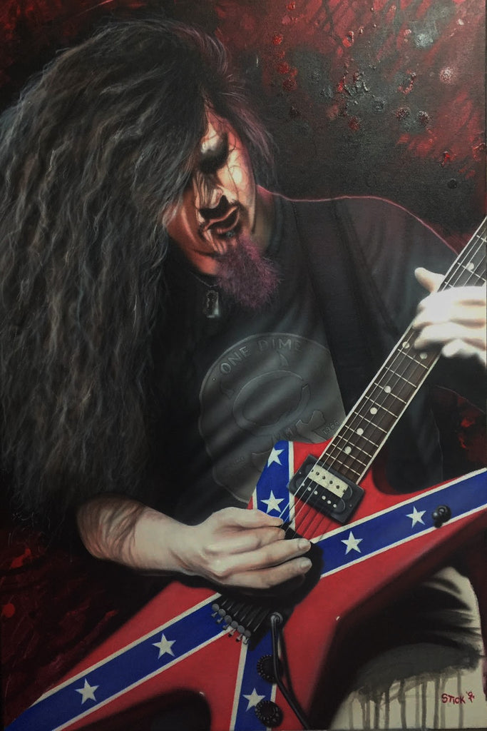 Dimebag Darrel (Pantera) - Can You Hear the Violins Playin' Your Song - Michael Godard Art Gallery