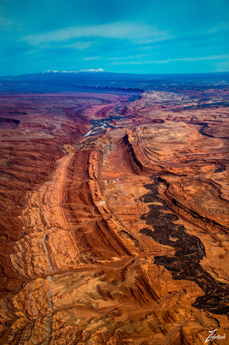 Comb Ridge II- aerial fine art photography by Zedekiah