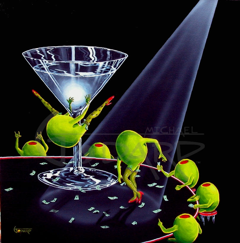 Dirty Martini 2 - Even Dirtier Framed Print – Olive Vegas Gallery