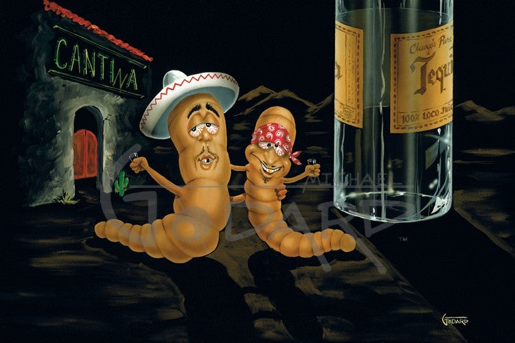 Last Call Hector and Lupe - Michael Godard Art Gallery