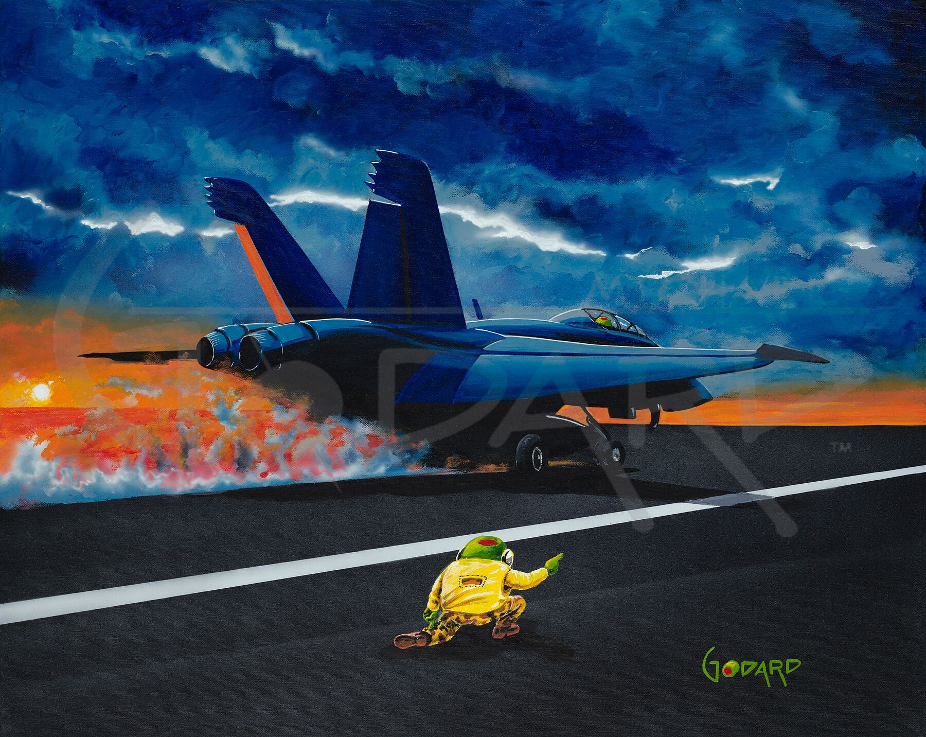 Navy Runway Model – Olive Vegas Gallery
