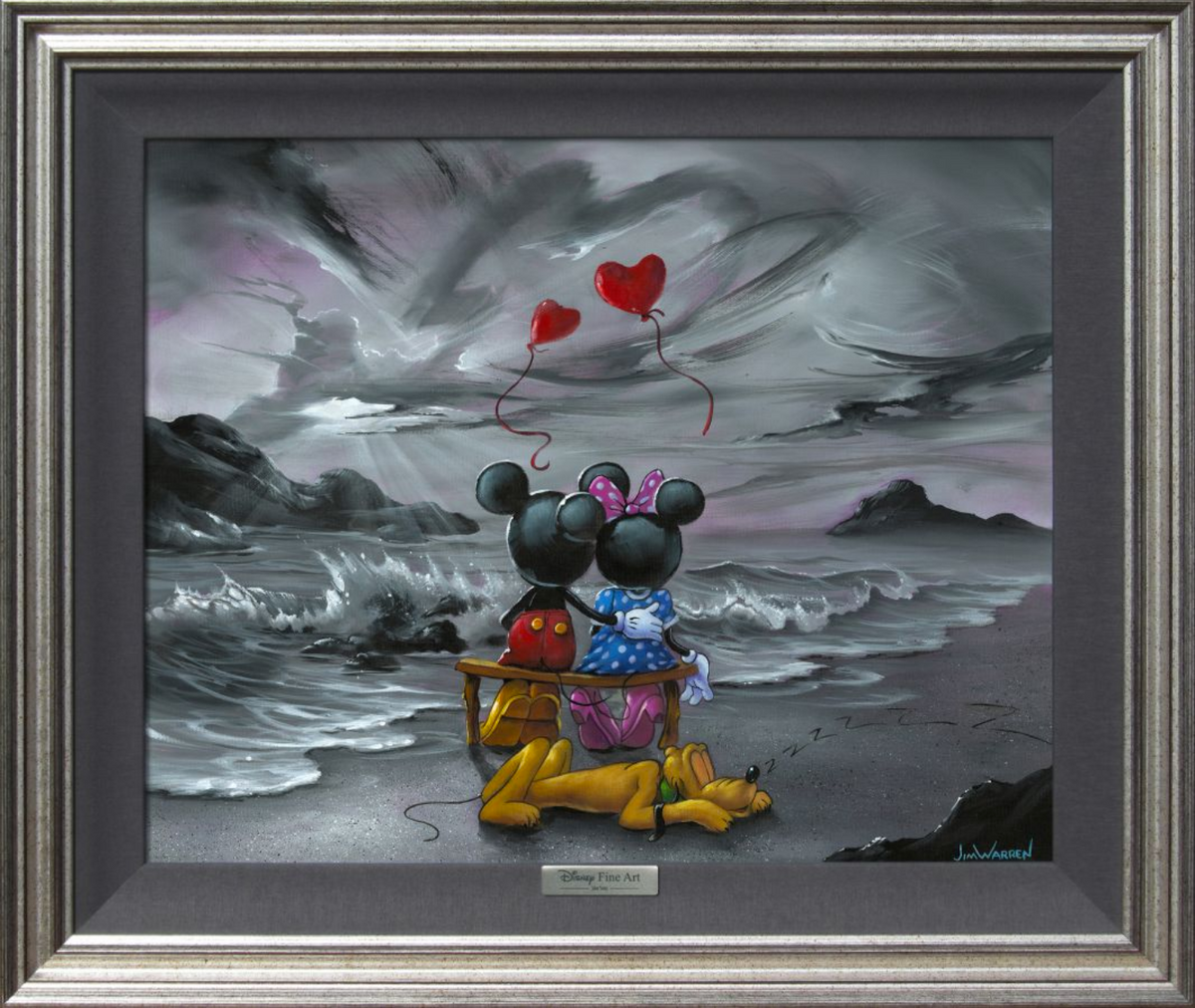 Mickey and Minnie Forever Love (Silver) – Olive Vegas Gallery