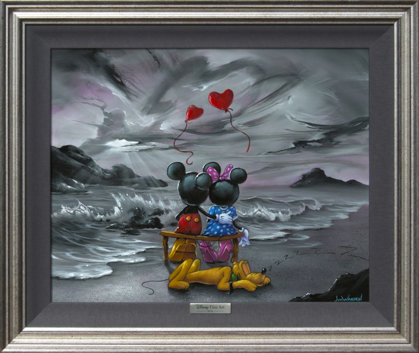 Mickey and Minnie Forever Love (Silver) – Olive Vegas Gallery