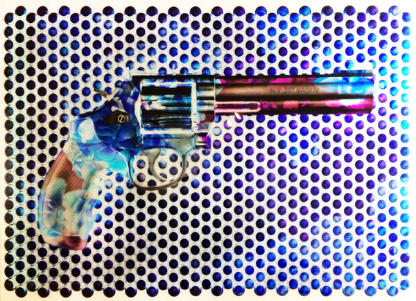 Smith and Wesson Roses fine art by Jon Rouse